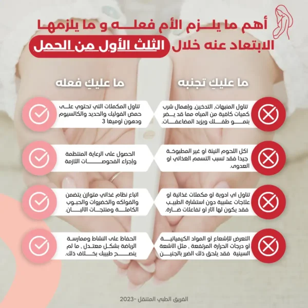 الثلث الاول من الحمل