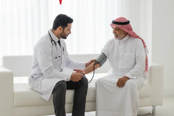 خدمة قياس الضغط في الرياض – دقة وراحة مع الخدمة المنزلية