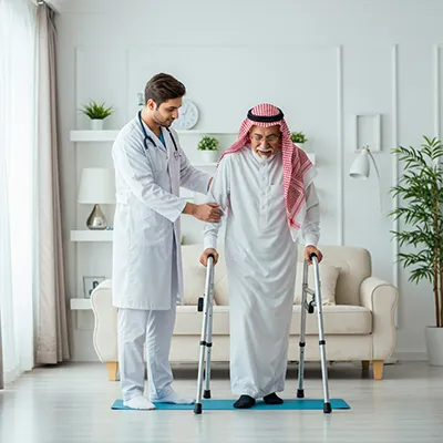 علاج طبيعي لكبار السن في المنزل