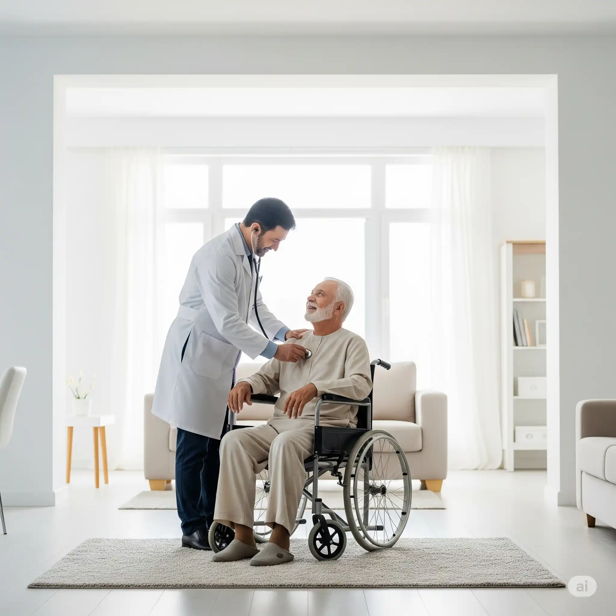 الاستشارة الطبية المنزليةم